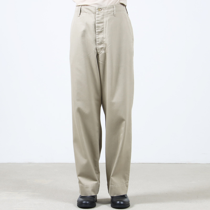 COMOLI (コモリ) KHAKI チノパンツ / カーキチノパンツ