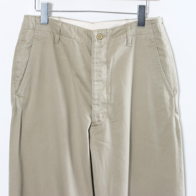 COMOLI (コモリ) KHAKI チノパンツ / カーキチノパンツ