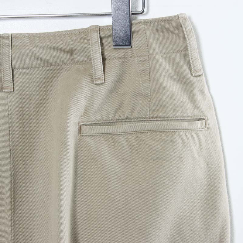 COMOLI (コモリ) KHAKI チノパンツ / カーキチノパンツ