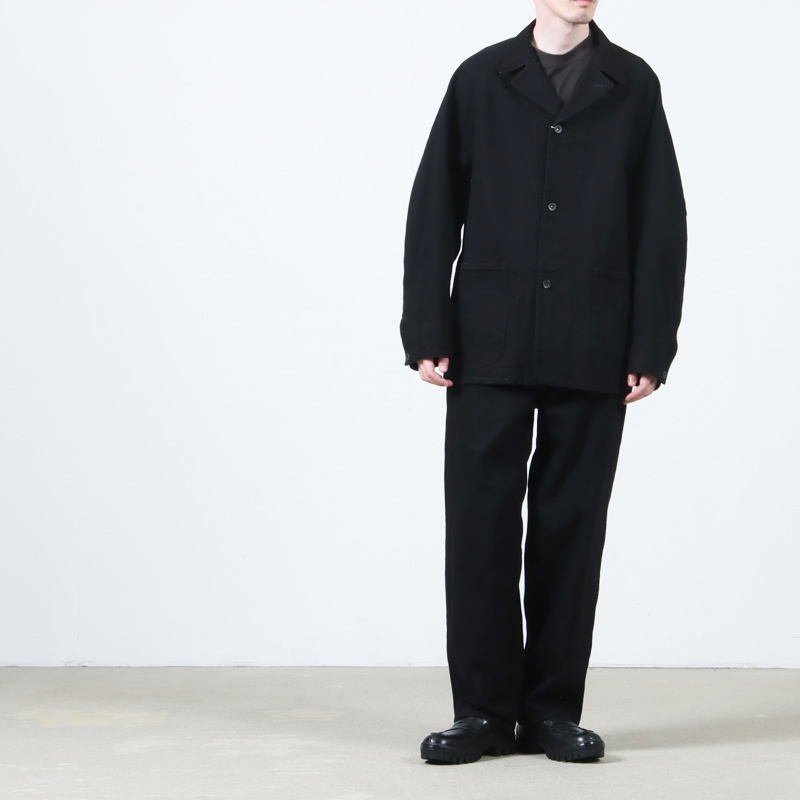 COMOLI (コモリ) ブラックデニム ワークジャケット