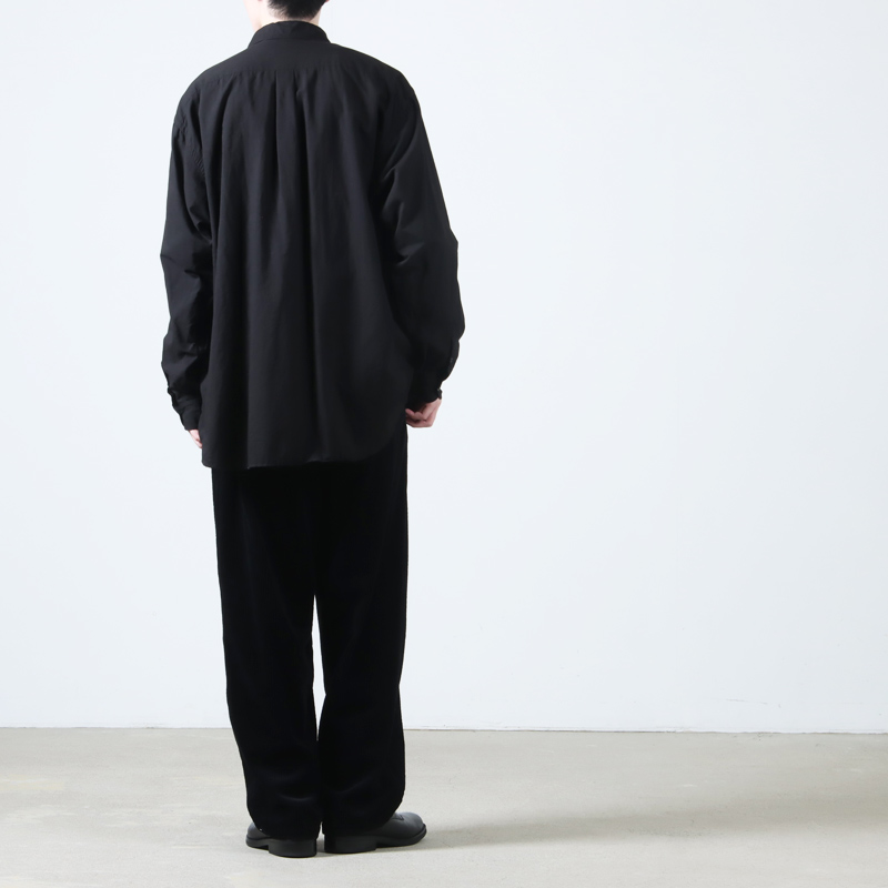 COMOLI (コモリ) KHADIコットンWレイヤー コモリシャツ