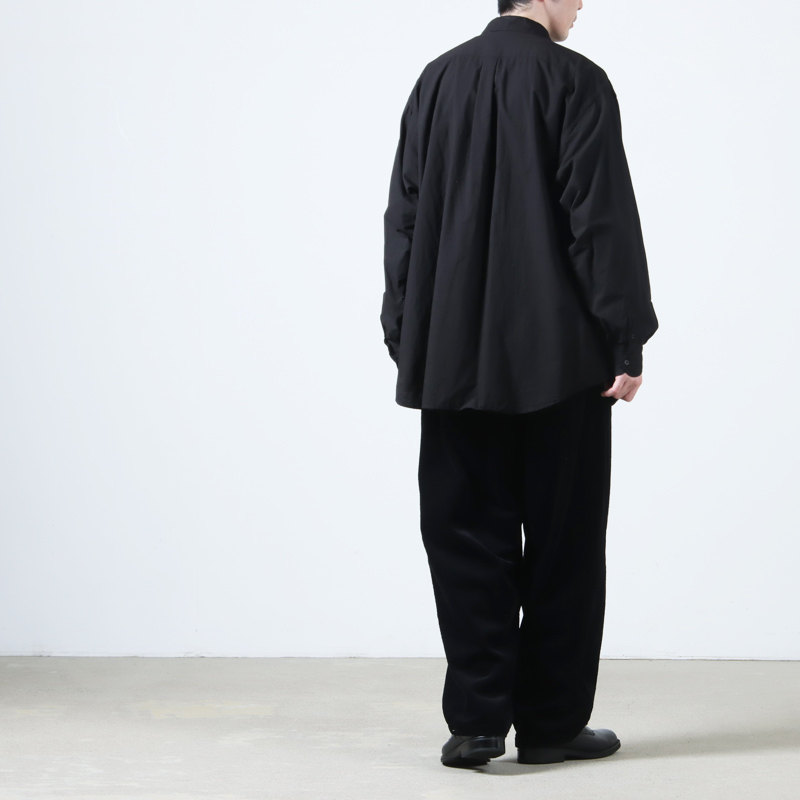 COMOLI (コモリ) KHADIコットンWレイヤー コモリシャツ