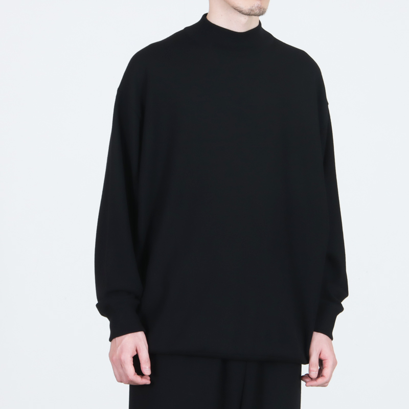 COMOLI (コモリ) ウール モックネックニット