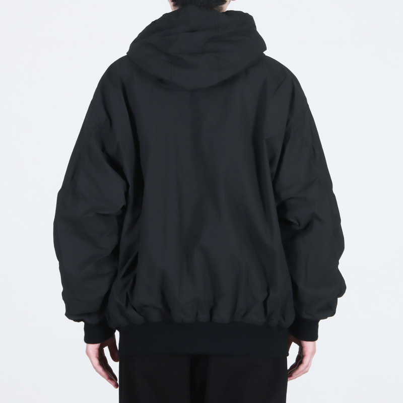 COMOLI (コモリ) コットンナイロン ジップパーカ