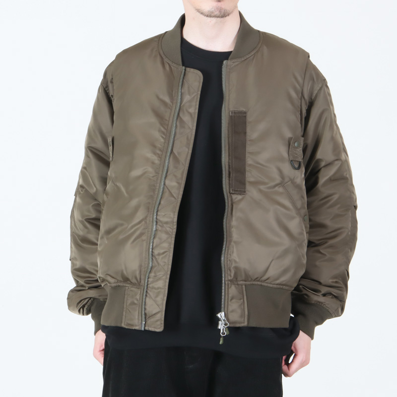 DAIWA PIER39 (ダイワピア39) TECH REVERSIBLE MA-1 INNER DOWN JACKET