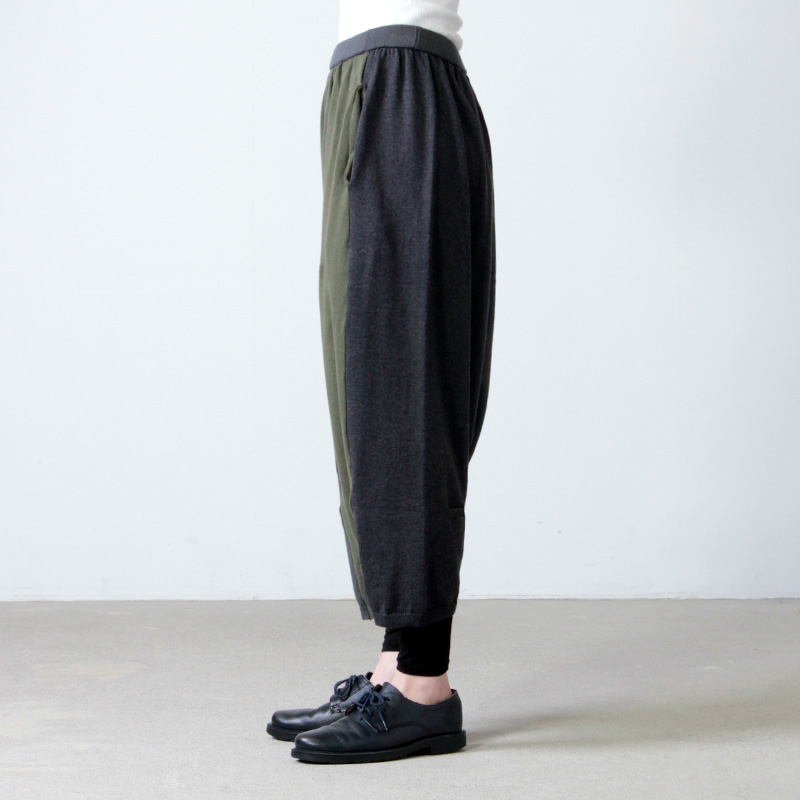 Dulcamara (ドゥルカマラ) カラーコンビニットサルエルパンツ