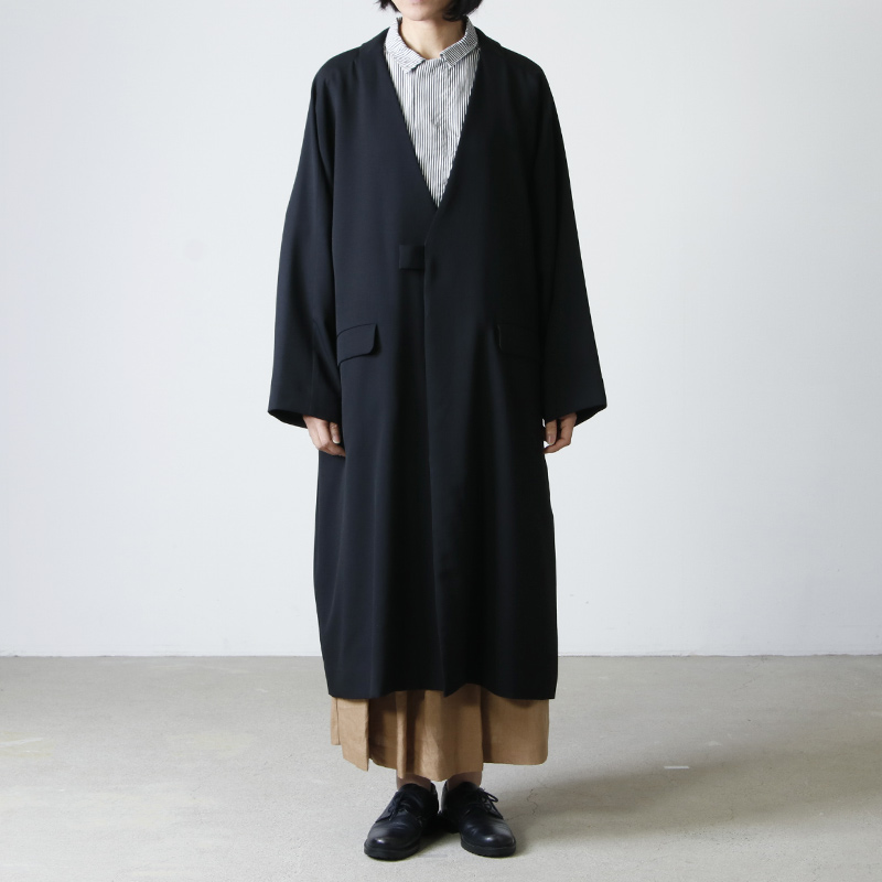 Dulcamara (ドゥルカマラ) よそいきハーフカラーロングコート Plane