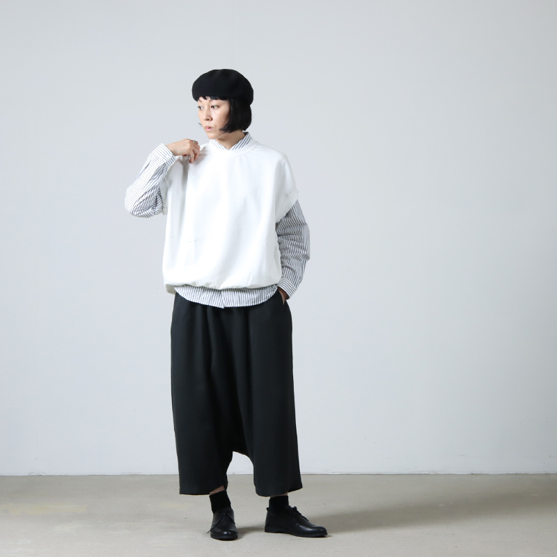 evameva (エヴァムエヴァ) linen sarrouel pants / リネンサルエルパンツ