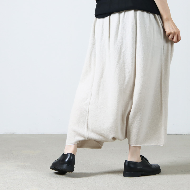 evameva (エヴァムエヴァ) wool sarrouel pants / ウールサルエルパンツ