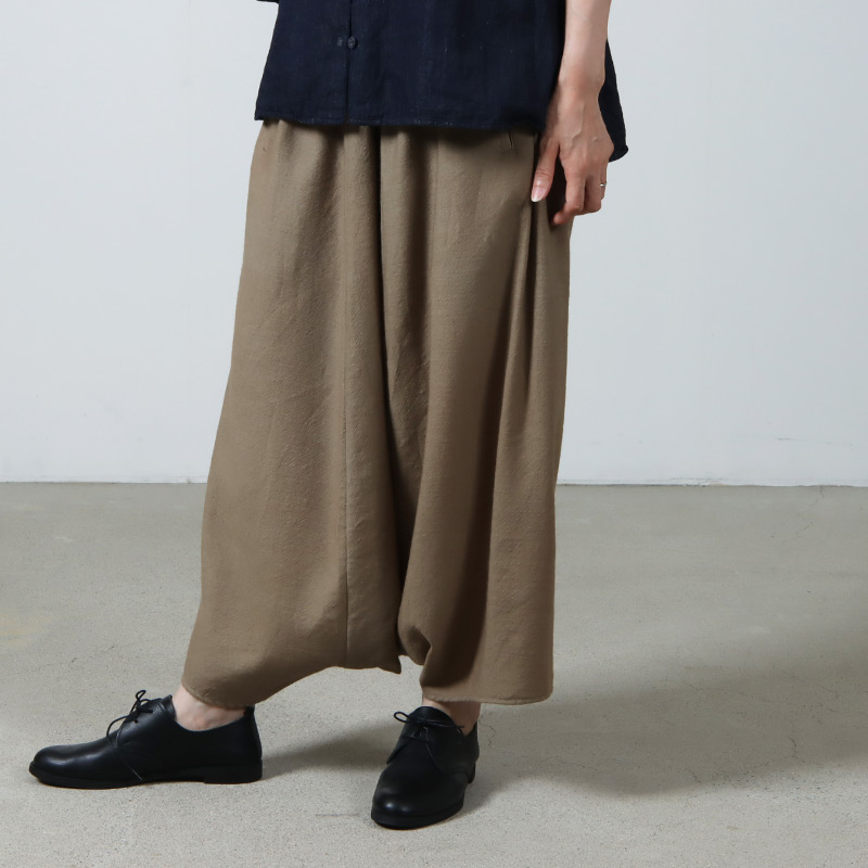 FACTORY (ファクトリー) 強撚ウール サルエルパンツ