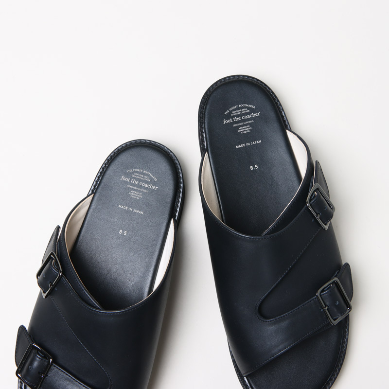 foot the coacher (フットザコーチャー) DOUBLE BELT SANDALS(HARDNESS