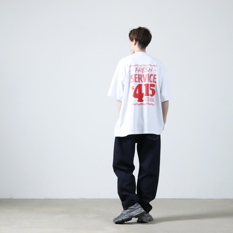 Fresh Service (フレッシュサービス) CORPORATE PRINTED S/S TEE ”SIGN