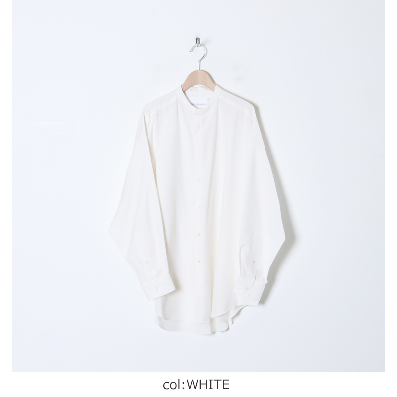 Graphpaper (グラフペーパー) Linen Cupro Oversized Band Collar