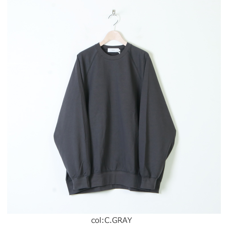 Graphpaper (グラフペーパー) Compact Terry Crew Neck / コンパクト