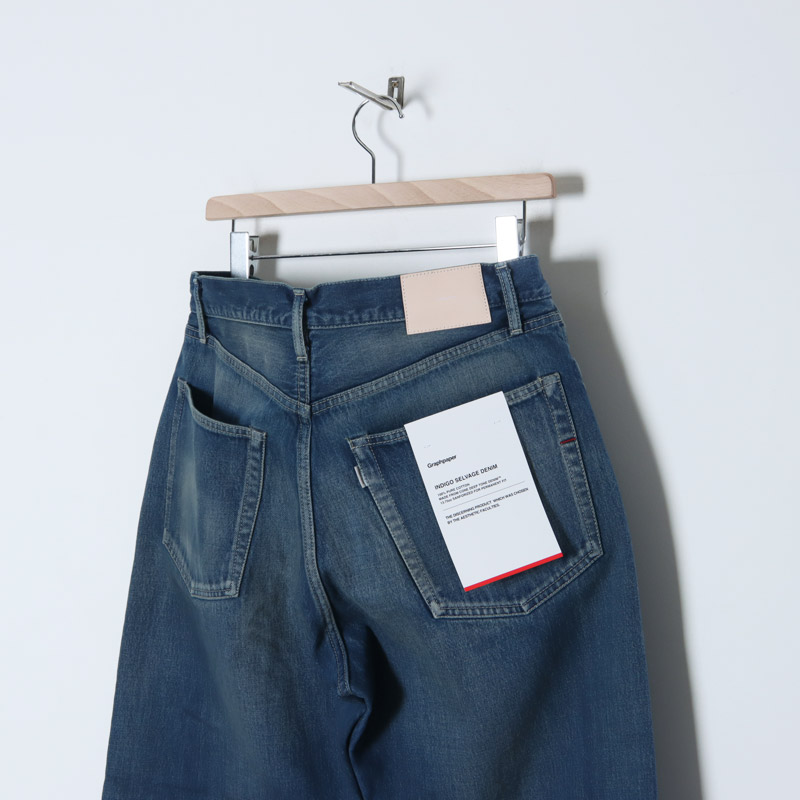 Graphpaper (グラフペーパー) Selvage Denim Five Pocket Tapered