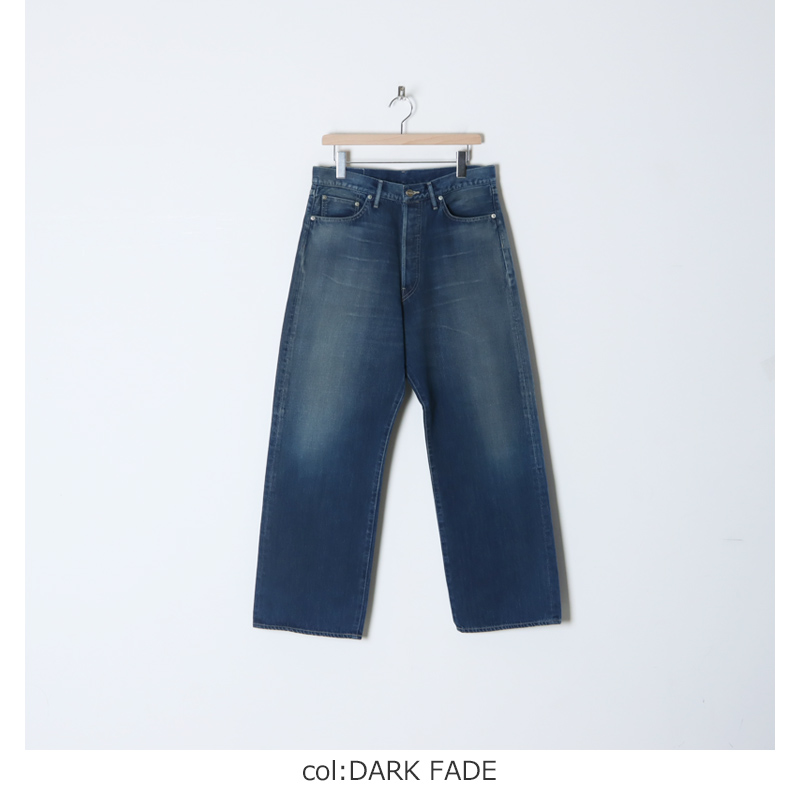 Graphpaper (グラフペーパー) Selvage Denim Five Pocket Wide