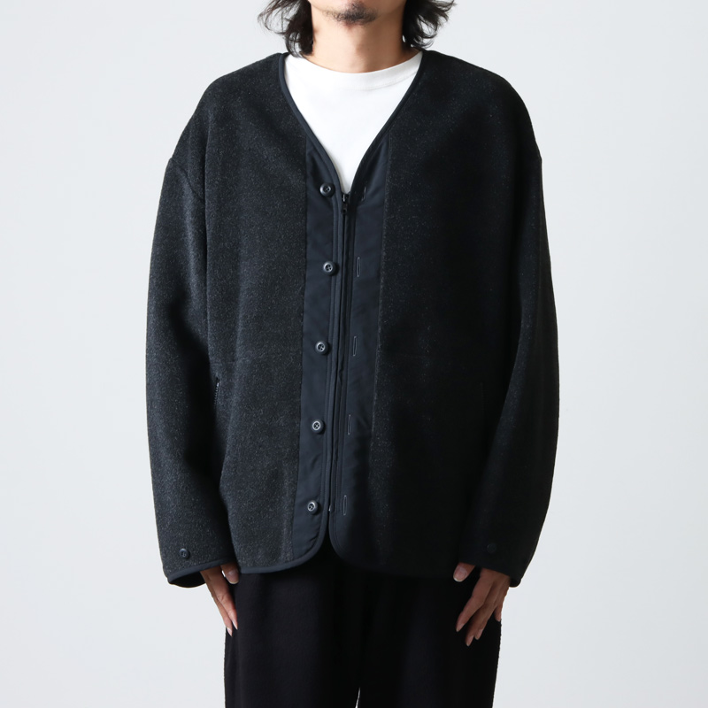 Graphpaper (グラフペーパー) Wool Alpaca Boa Collarless Blouson