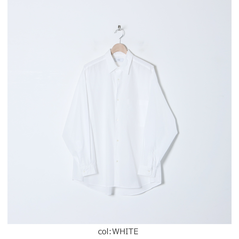 Graphpaper (グラフペーパー) Broad L/S Oversized Regular Collar