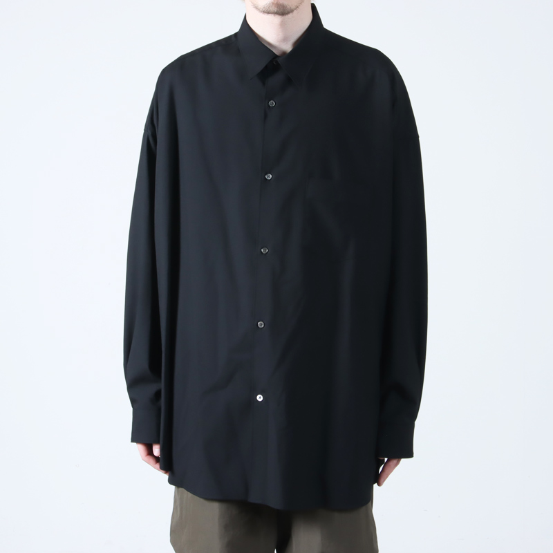 Graphpaper (グラフペーパー) Extra Fine Wool L/S Oversized Regular