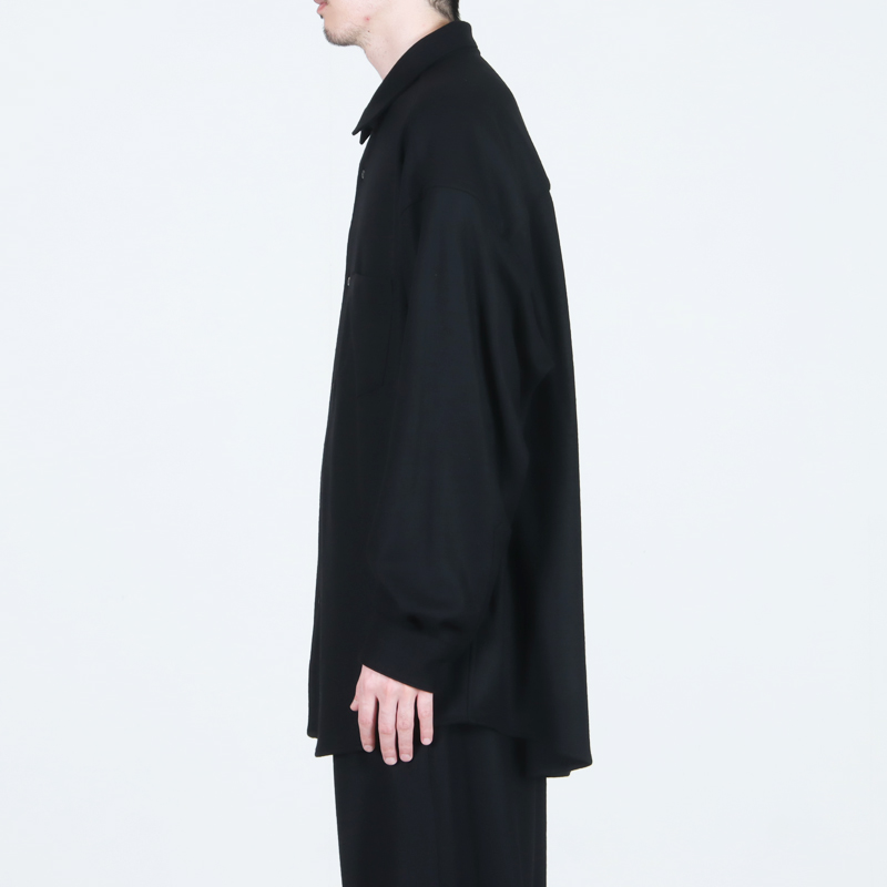 Graphpaper (グラフペーパー) Wool Smooth Flannel Oversized Regular