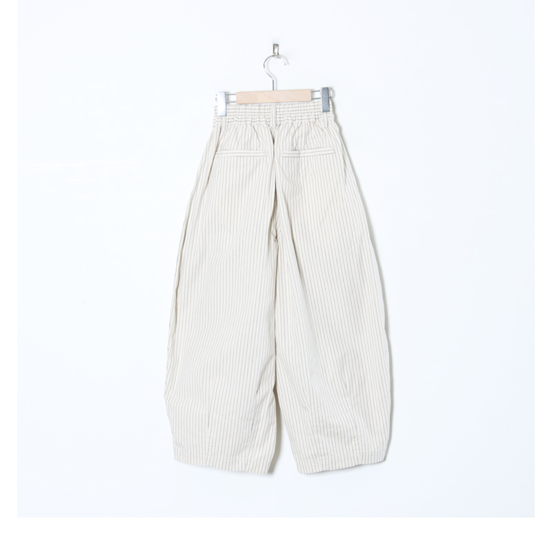 HARVESTY (ハーベスティ) サーカスパンツ ペンシルストライプ