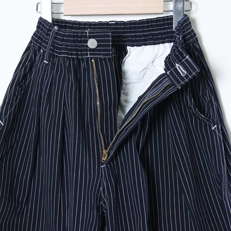 HARVESTY (ハーベスティ) サーカスパンツ ペンシルストライプ