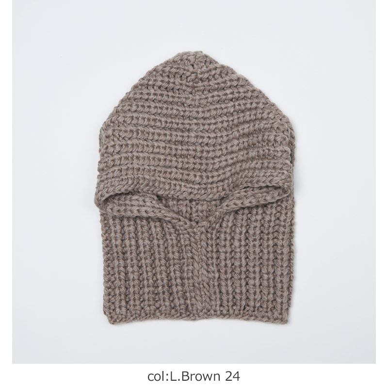 KIJIMA TAKAYUKI (キジマタカユキ) WOOL CHUNKY BALACLAVA / ウール