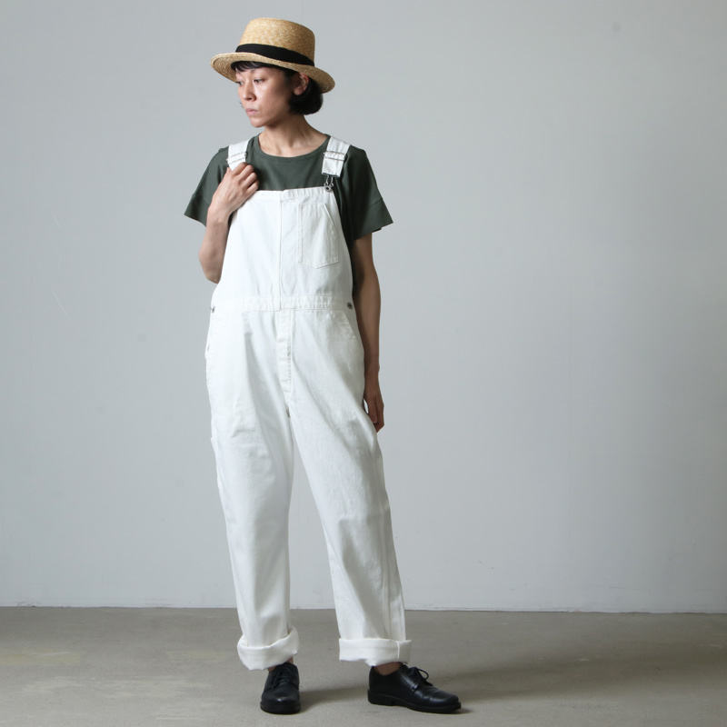 LENO (リノ) OVERALLS WHITE / オーバーオールホワイト