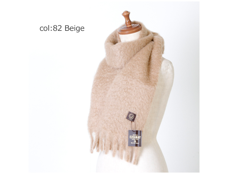 MANTAS EZCARAY (マンタスエスカレイ) MOHAIR MUFFLER / モヘアマフラー