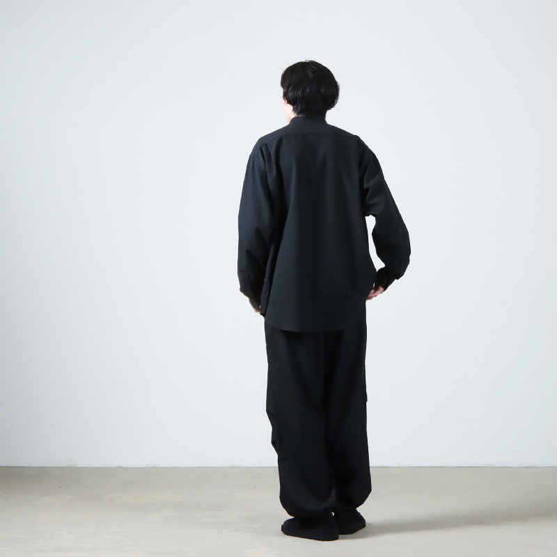 marka (マーカ) BAND COLLAR SHIRT / バンドカラーシャツ