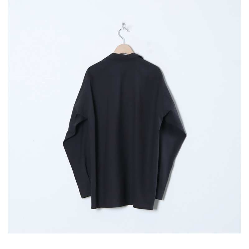 MARKAWARE (マーカウェア) ORGANIC WOOL 2/80 TROPICAL VAREUSE SHIRT