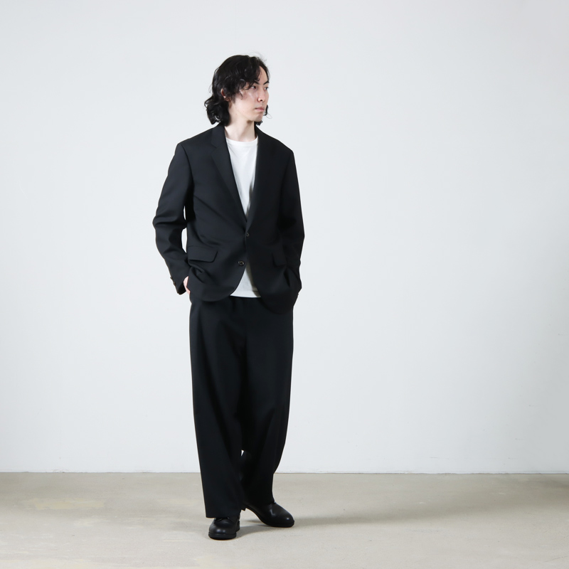 MARKAWARE (マーカウェア) ORGANIC WOOL TROPICAL SACK COAT