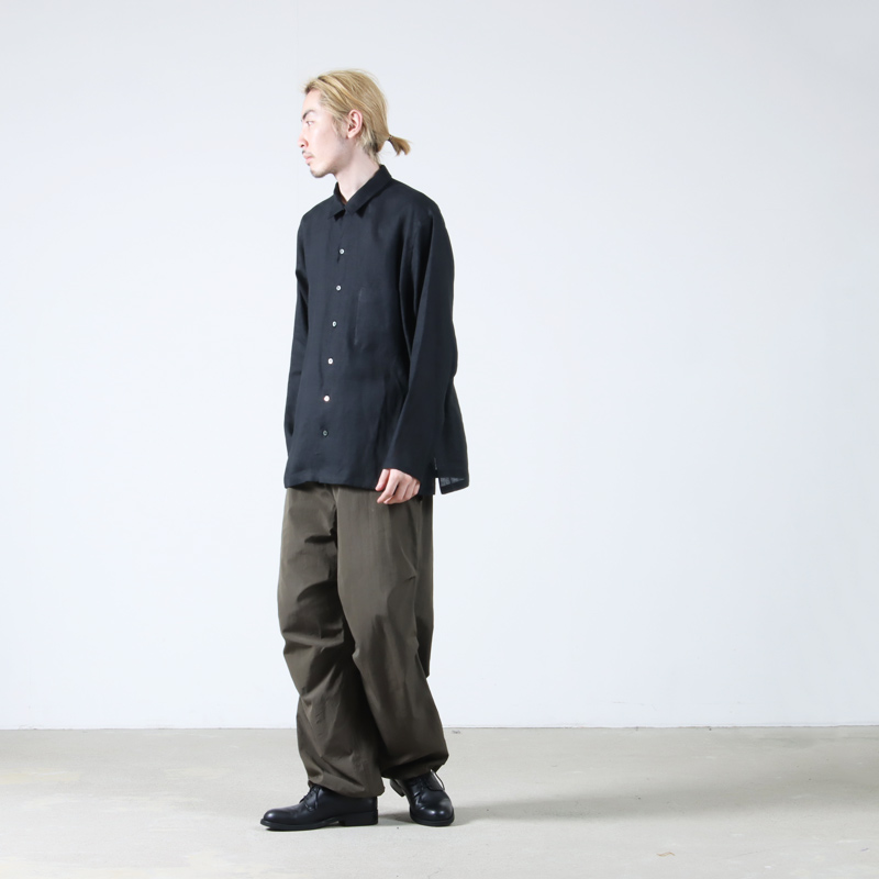 MARKAWARE (マーカウェア) COMFORT FIT OPEN COLLAR SHIRT
