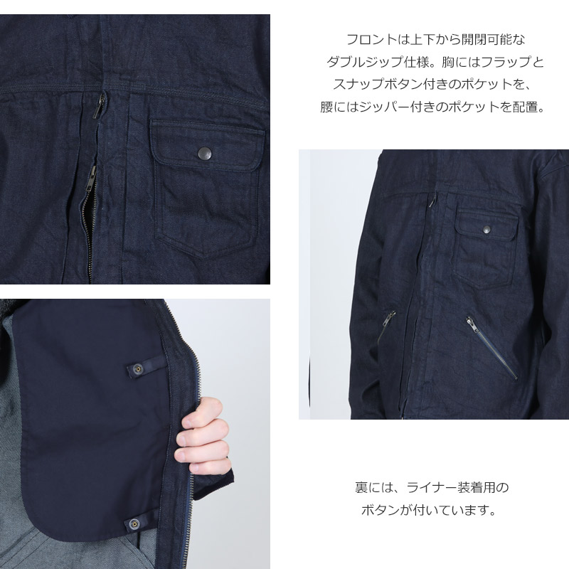 MODMNT (モドメント) ZIP TRUCKER JKT / ジップトラッカージャケット