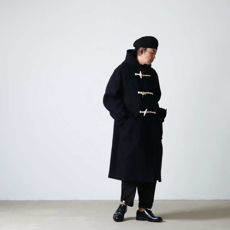 ひんべ blurhmsROOTSTOCK ウールメルトンダッフルコート blurhms