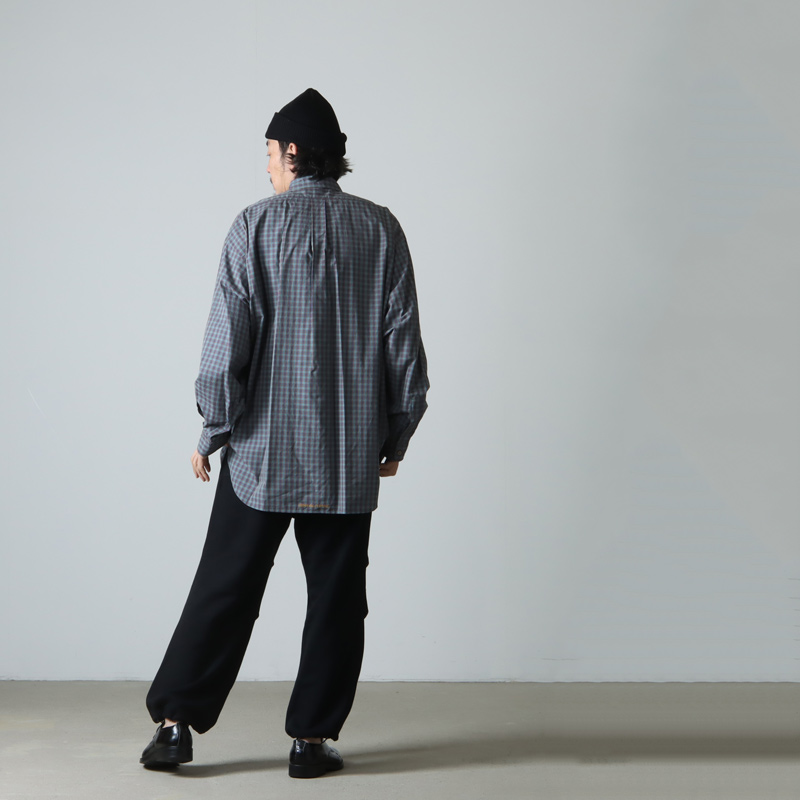 SEDAN ALL-PURPOSE (セダンオールパーパス) Poplin Plaid Big BD Shirt
