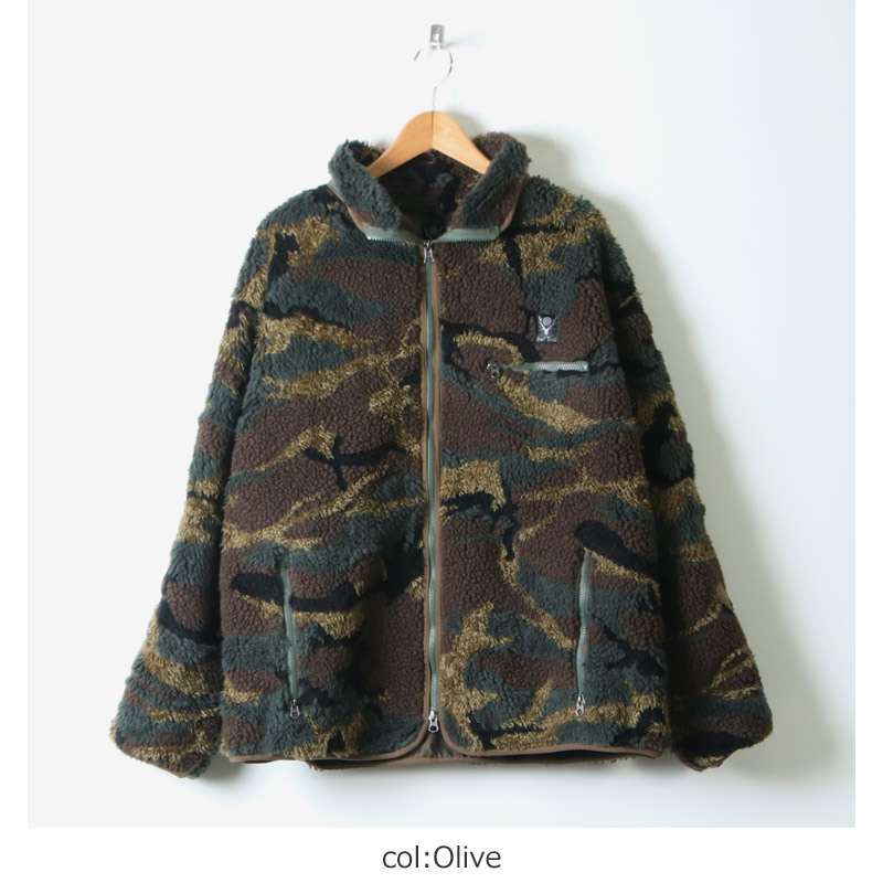 South2 West8 (サウスツーウエストエイト) Piping Jacket - Boa Jq