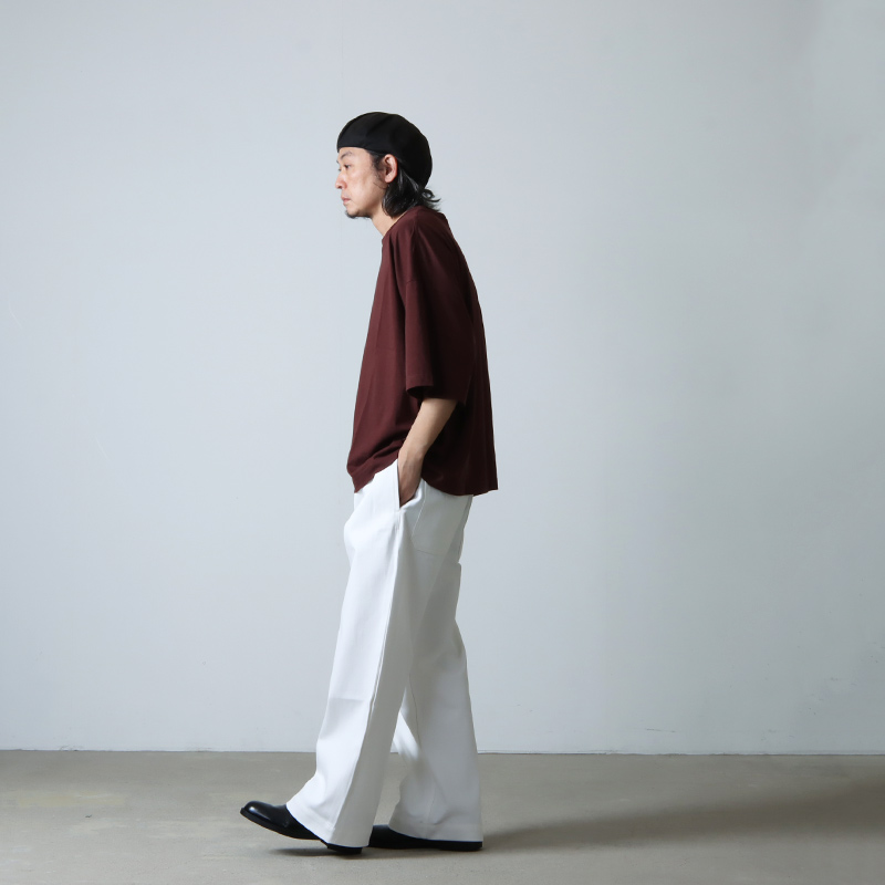 STUDIO NICHOLSON (スタジオニコルソン) PYAD SELVEDGE DENIM OPTIC WHITE