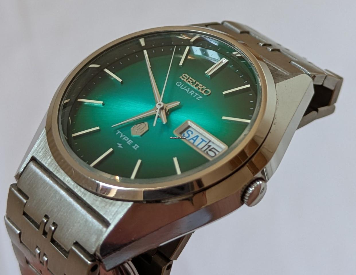 Seiko Type II Near NOS Emerald Green Daini Vintage early for