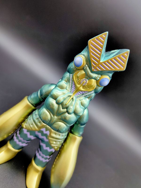 ONE UP x KAIJIN 軟膠奧特曼系列巴爾坦星人2020 WF 冬季限定中古品-B級