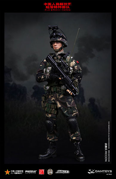 1/6スケールアクションフィギュア 中国人民解放軍 陸軍特殊部隊 偵察兵
