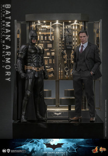 ムービー マスターピース 1/6 バットスーツ格納庫＆ブルース ウェイン