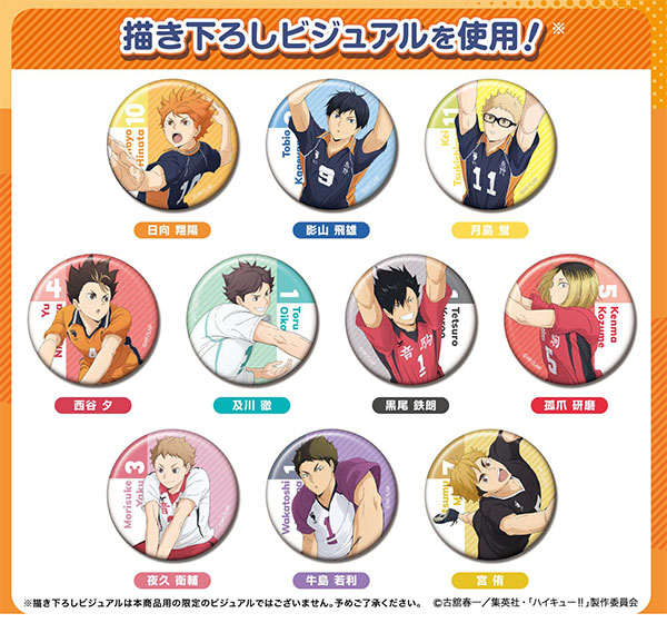 缶バッジコレクション ハイキュー！！ 10個入りBOX[バンダイ]《発売済