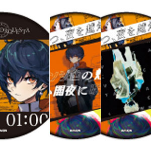 缶バッジ3個セット「Clock over ORQUESTA」02/MVデザイン 桜小路二香