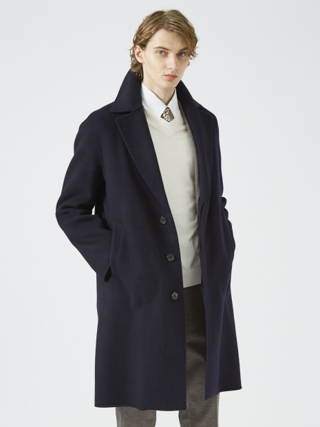 ウールダブルフェイス バルカラーコート｜DESIGNWORKS (MEN'S