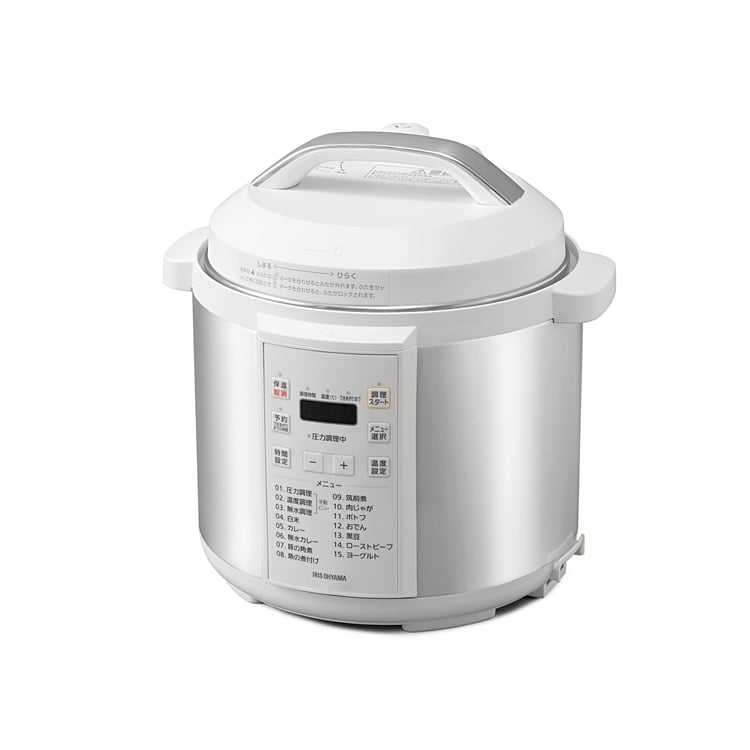電気圧力鍋 6.0L PC-EMA6-W アイリスオーヤマ | イオンスタイル