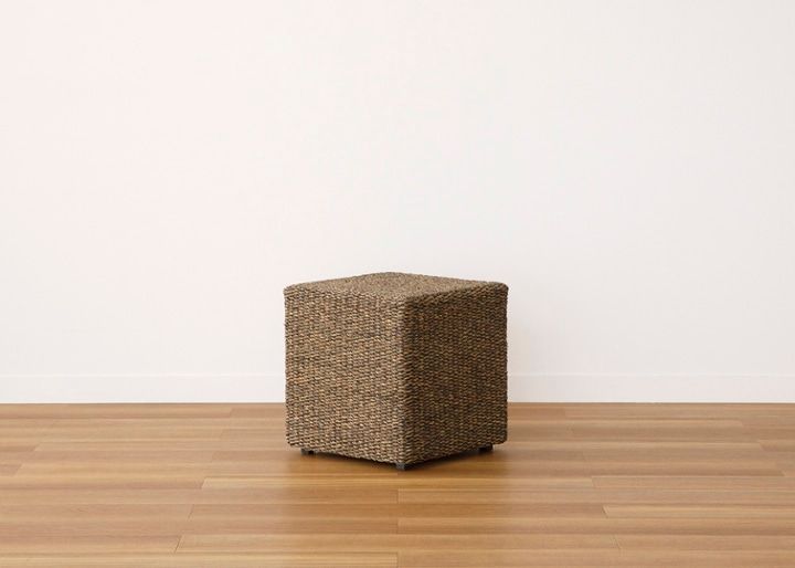 キューブ・スツール＆テーブル (ヒヤシンス)～ヒヤシンス素材を丁寧に