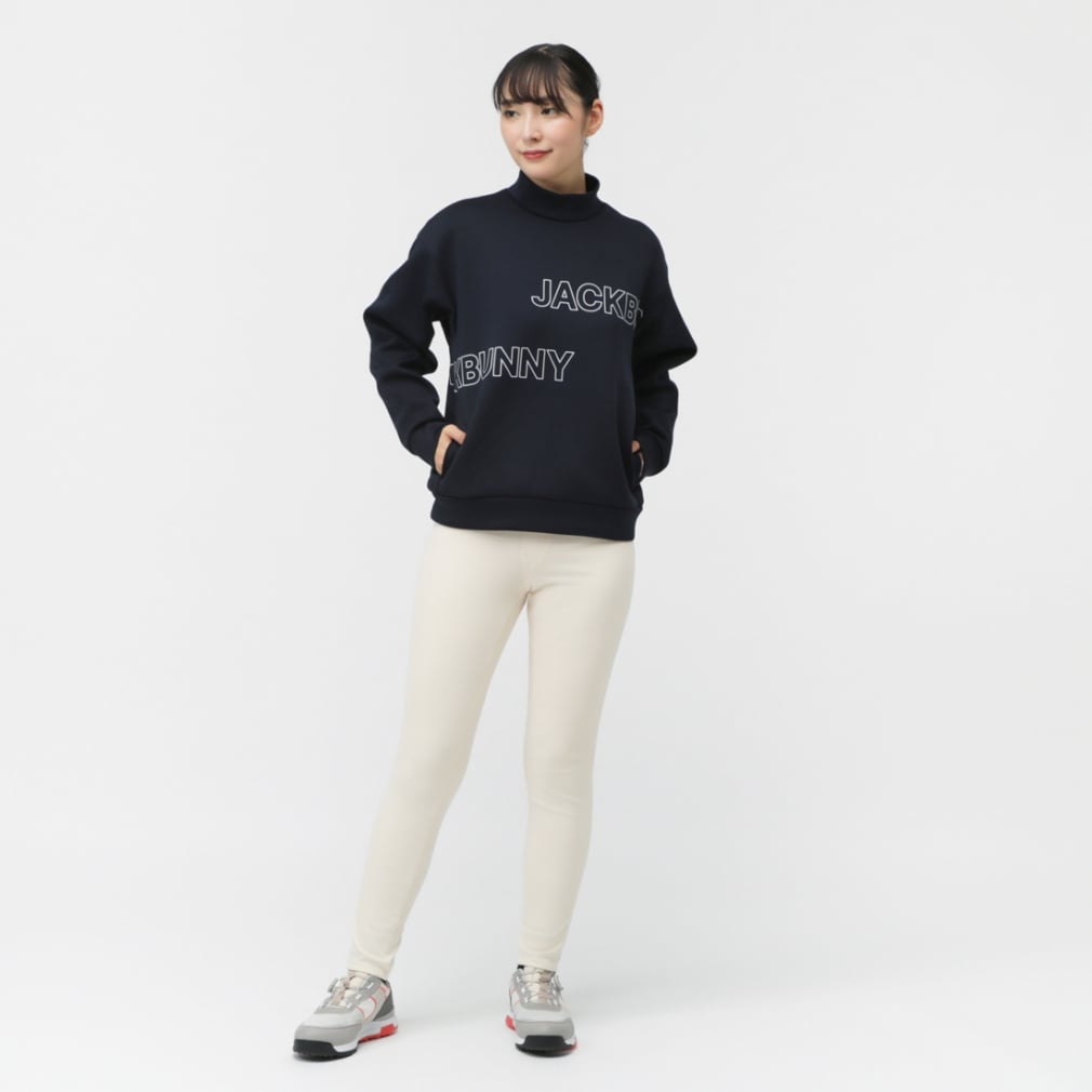 ジャック バニー レディース ゴルフウェア 長袖トレーナー 秋 冬 PE/PU