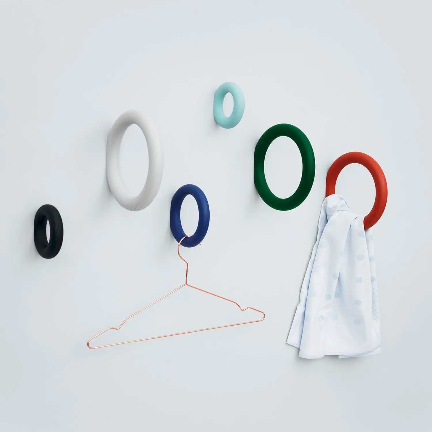 Contemporary coat hook - GYM - Hay a/s - ash / individual