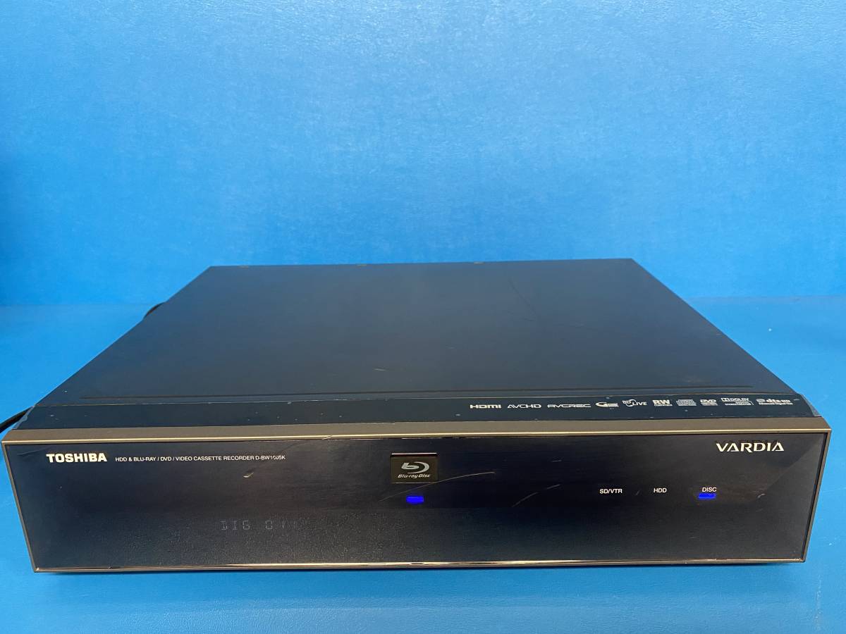 TOSHIBA VHS/ブルーレイレコーダー D-BW1005K 未チェックの落札情報